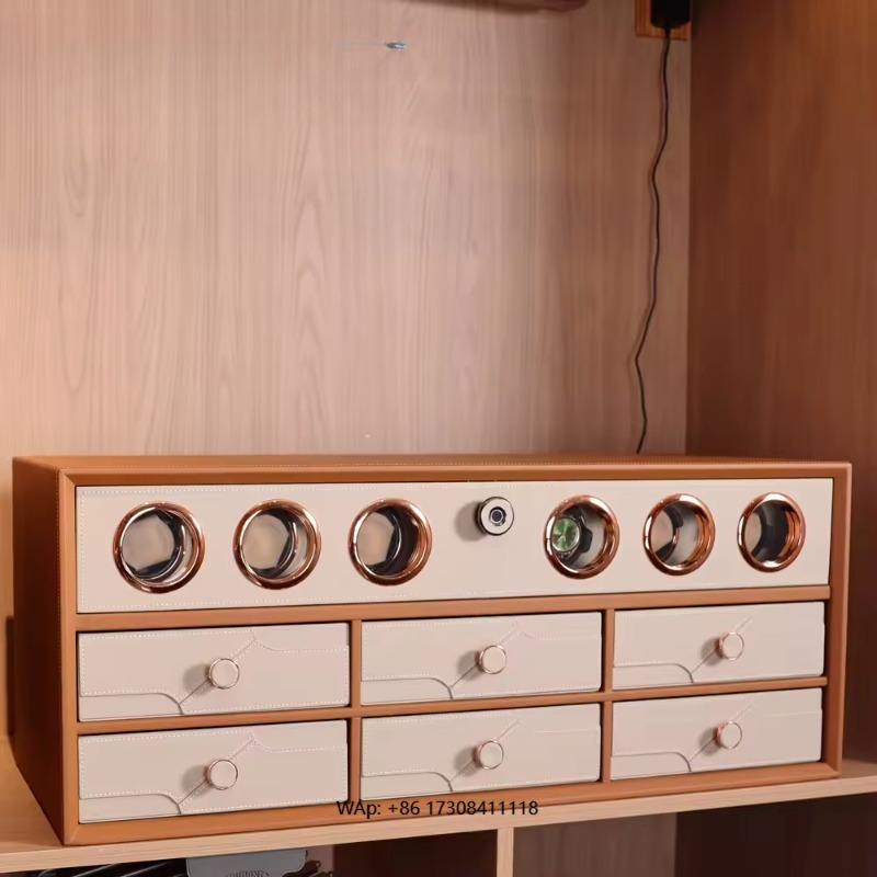 Automatic Watch Winder - Estuche Automático para Relojes con 6