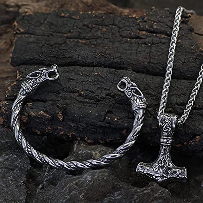 Wolf Jewelry & Watches Tampa - Conjunto de dos piezas: colgante de