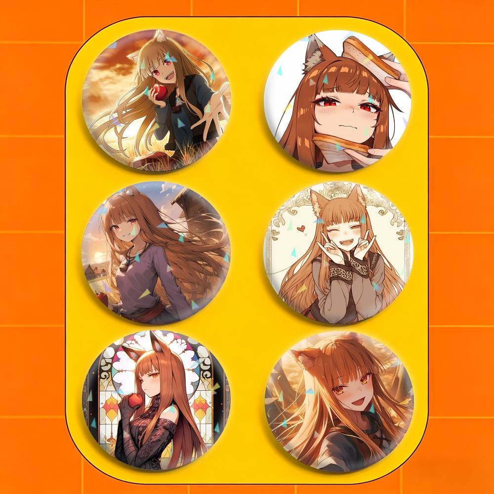 Wolf Jewelry & Watches Tampa - S-Spice and Wolf Holo, broches redondos