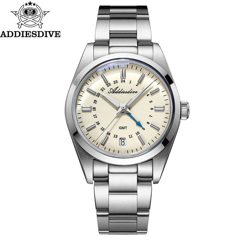 Jewelry Inspired Watches - ADDIESDIVE marca novedosa 36mm reloj GMT