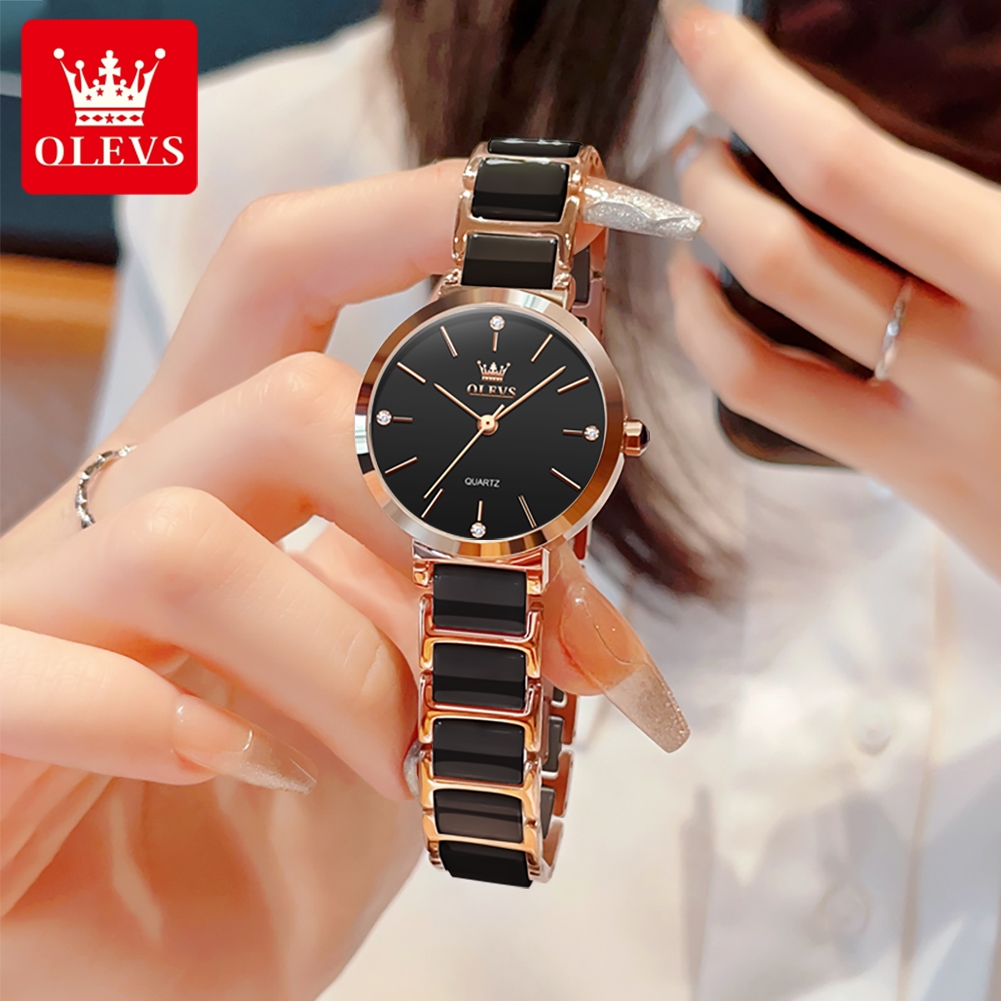 OLEVS Reloj de mujer 5877 Relo - Jewelry Watches For Women reseña y precio