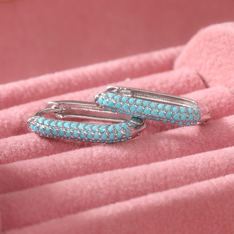 Exquisitos pendientes de aro c - Turquoise Stone Ring reseña y precio