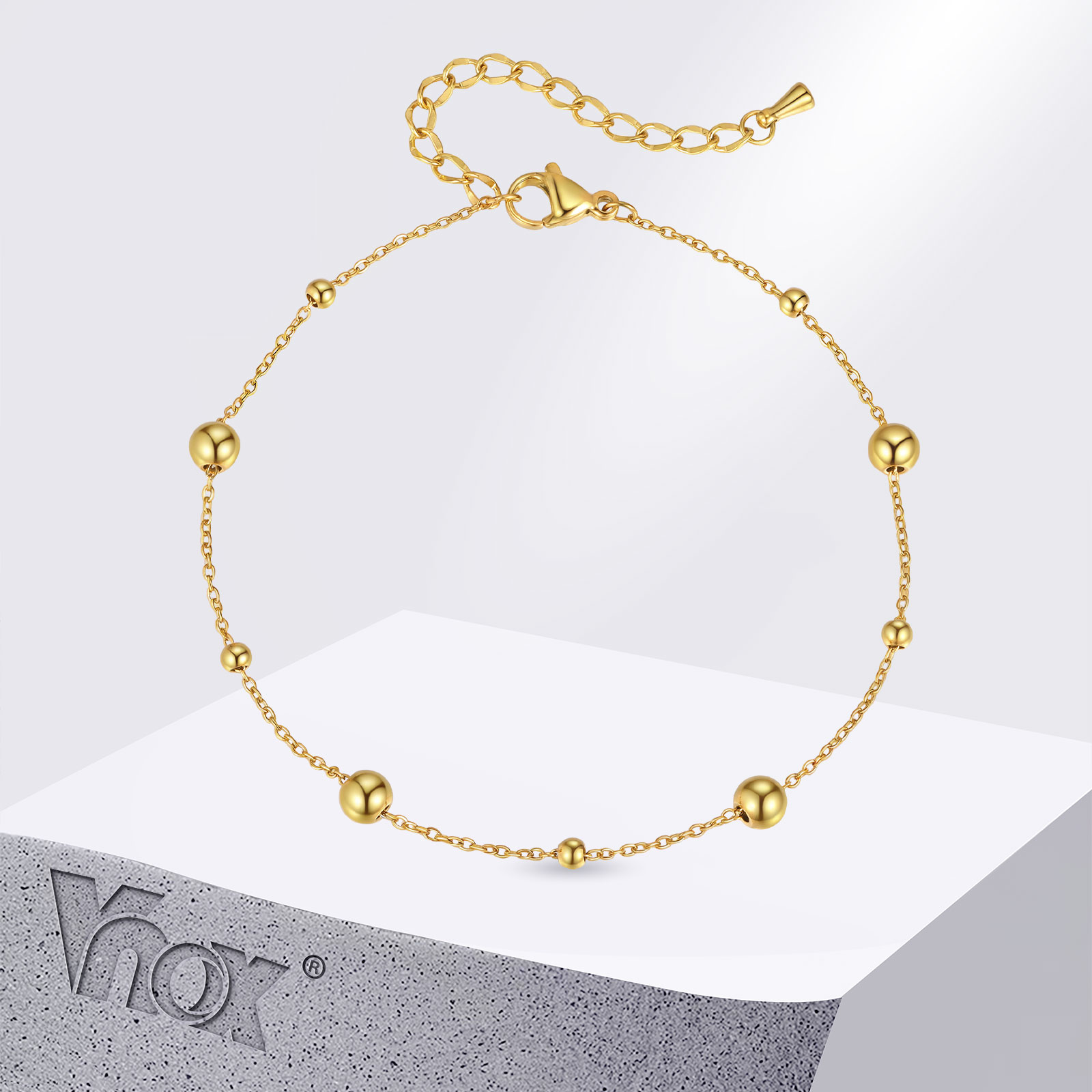 Tobilleras Vnox de acero inoxi - Jc Jewelry & Watches Reviews reseña y precio