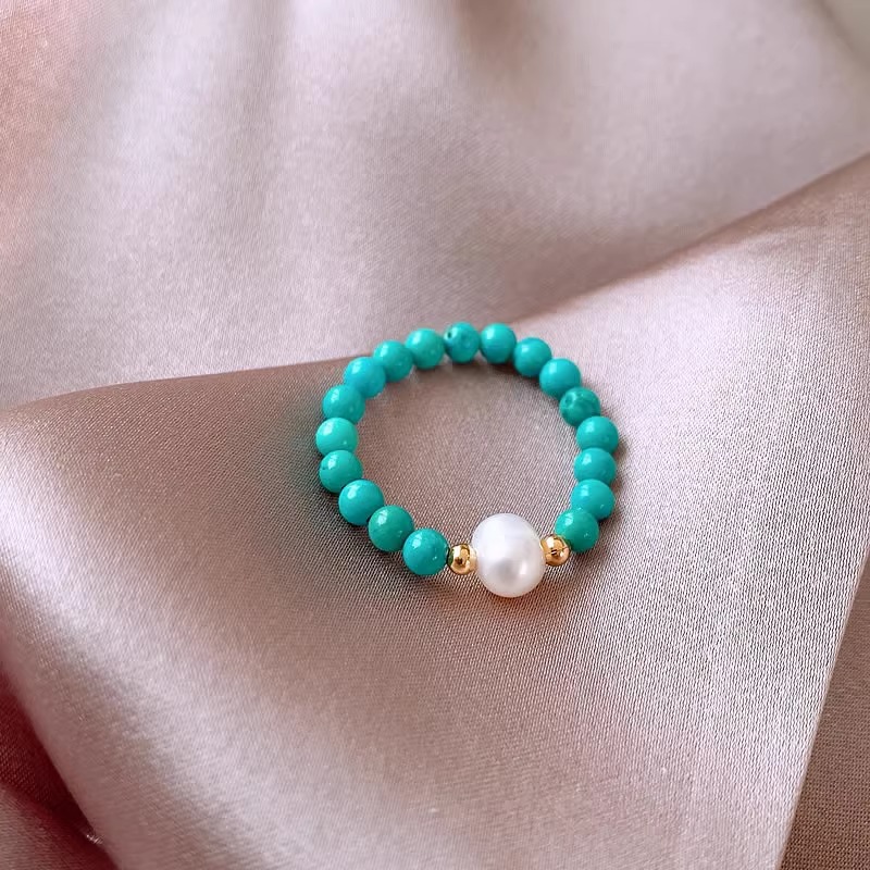 Recién llegado, anillo de muje - Turquoise Stone Ring reseña y precio