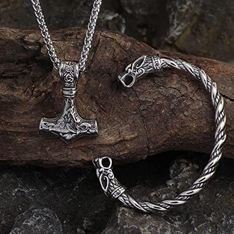 Conjunto de dos piezas: colgan - Wolf Jewelry & Watches Tampa reseña y precio