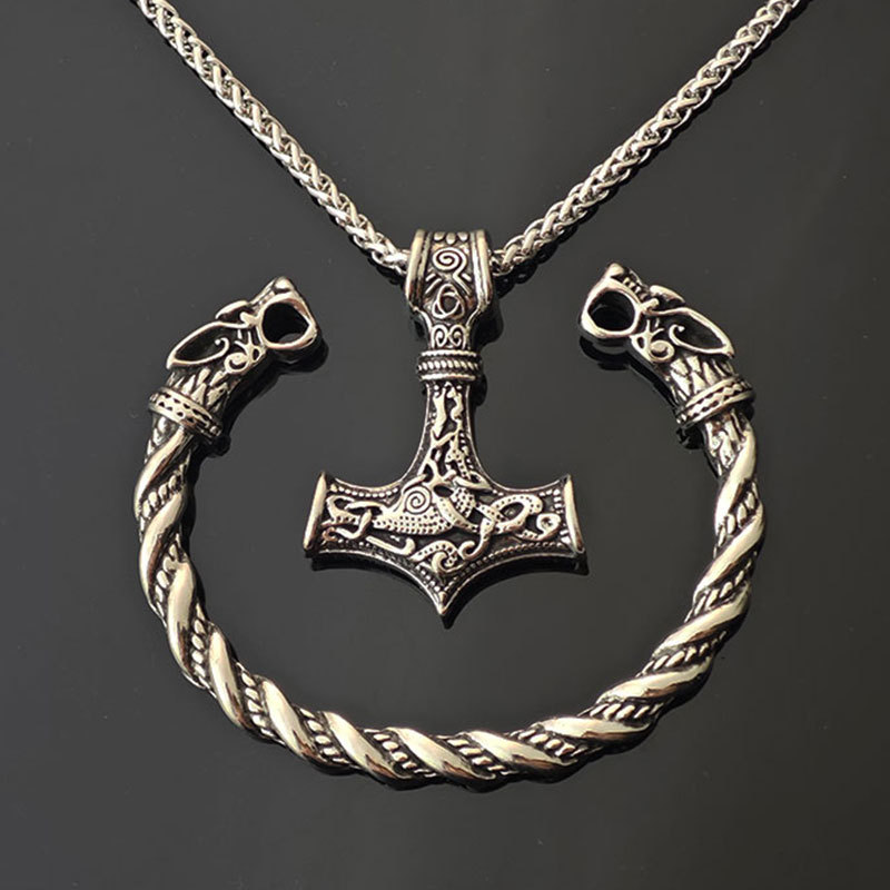 Conjunto de dos piezas: colgan - Wolf Jewelry & Watches Tampa reseña y precio