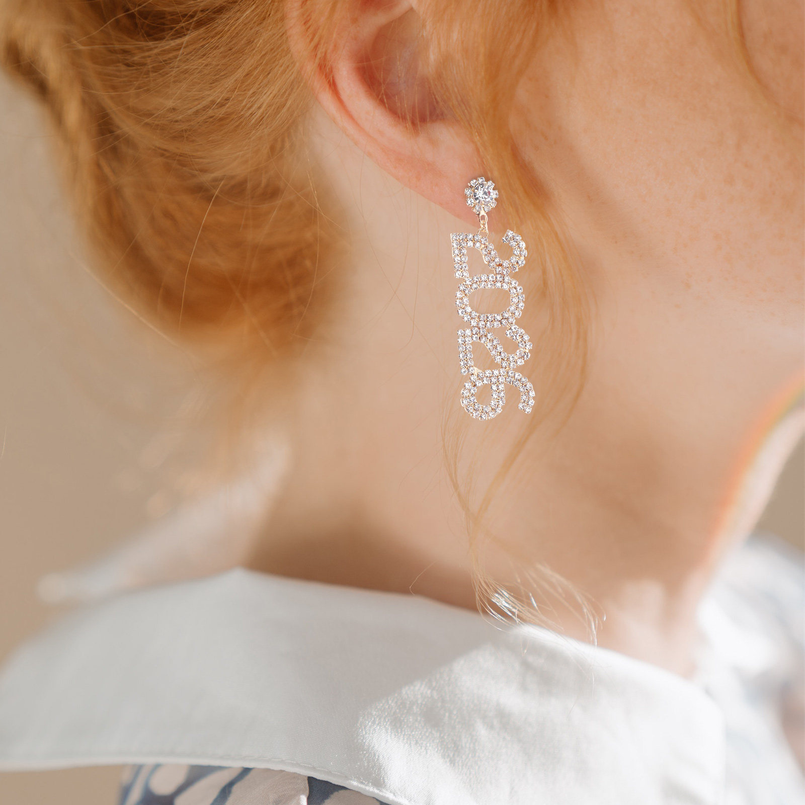 Pendientes Largos con Diamante - Eve Jewelry & Watches Distribuidor Oficial Rolex reseña y precio