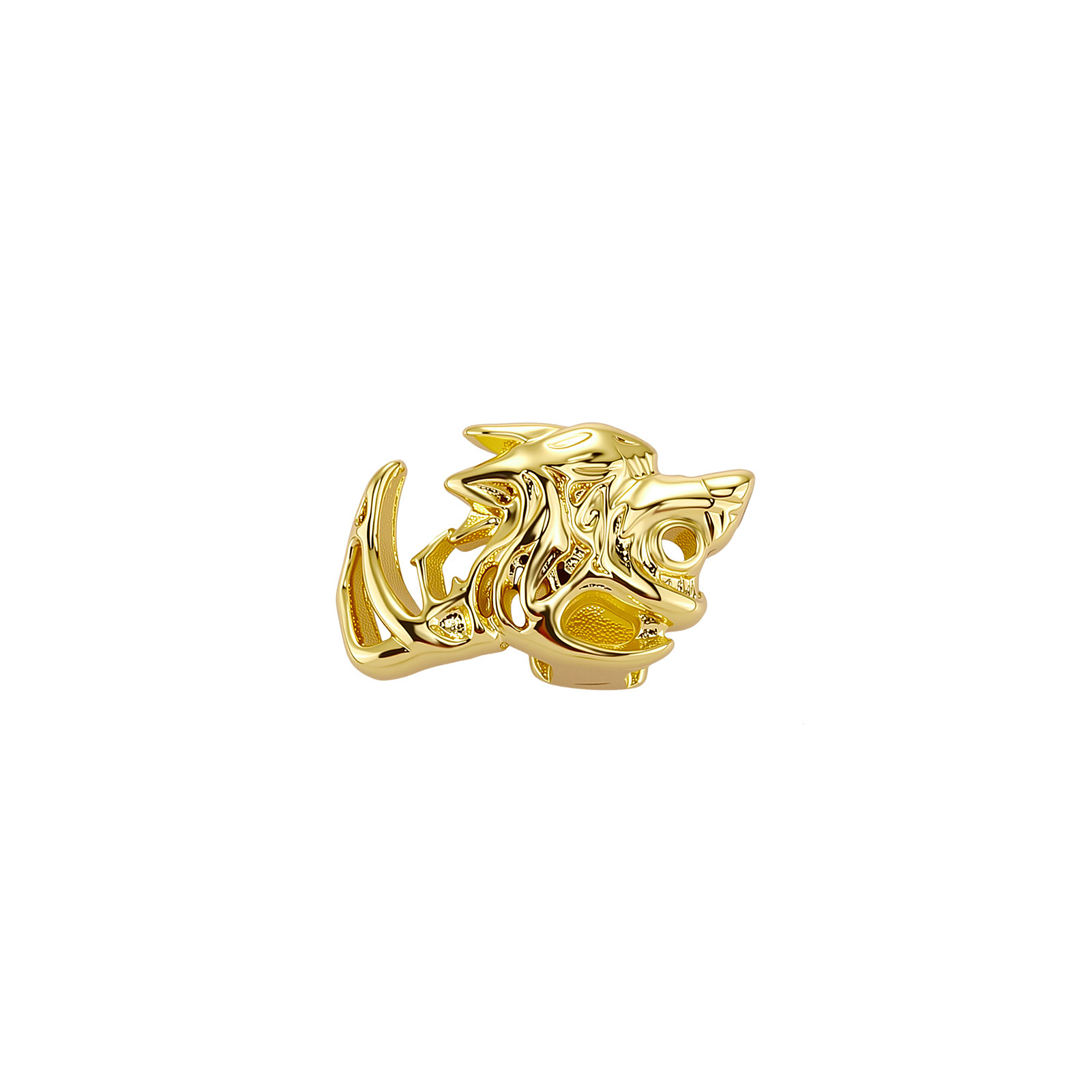 1. Grillz de Doble Diente Esti - Wolf Jewelry & Watches Tampa reseña y precio