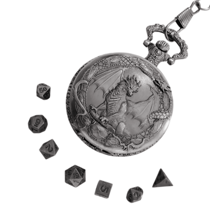 Juego de dados poliédricos ret - Vintage Pocket Watch reseña y precio